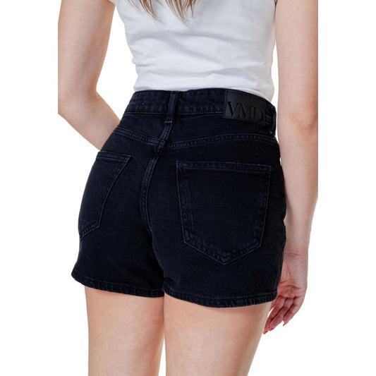 Vero Moda – Schwarze Baumwollshorts