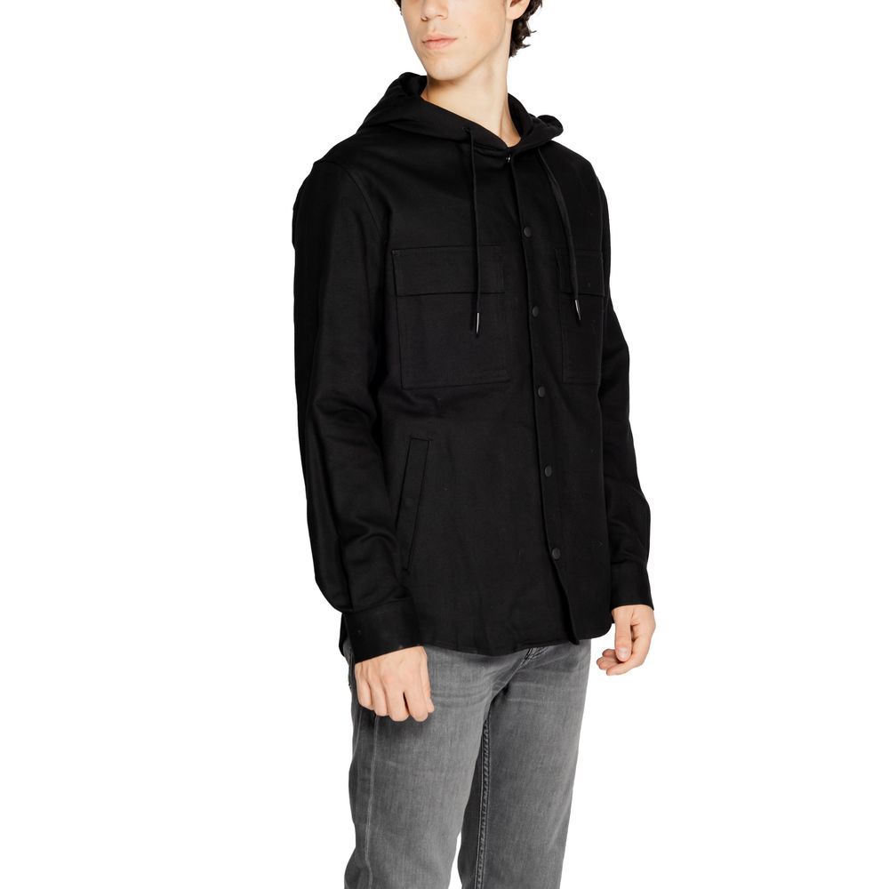 Schwarzes Baumwollhemd von Antony Morato