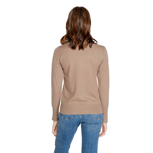 Jacqueline De Yong Beige Viscose Sweatshirt