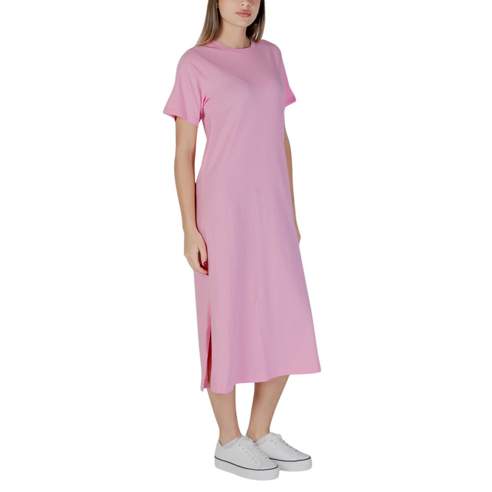 B.Young – Mehrfarbiges Midikleid aus Baumwolle