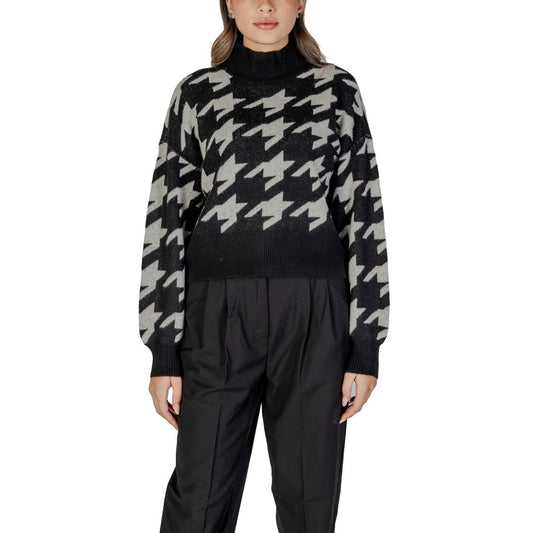 Schwarzer Marabou-Pullover von Vero Moda
