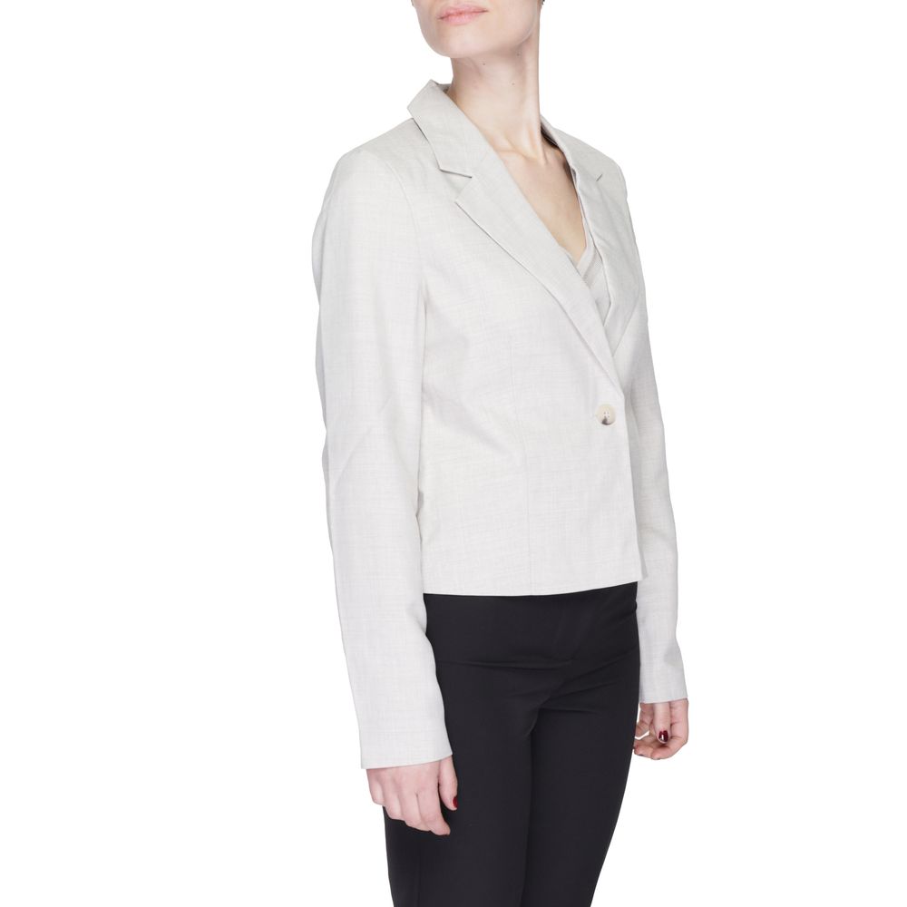 Vero Moda Grauer Polyester-Blazer