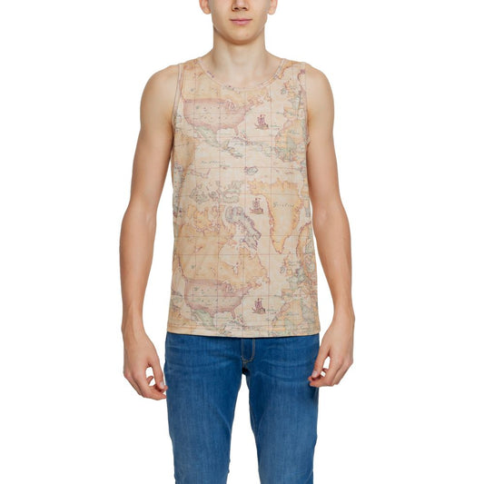 Alviero Martini Prima Classe Tanktops aus beigefarbenem Polyester