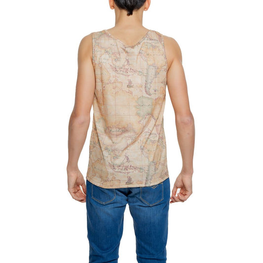 Alviero Martini Prima Classe Tanktops aus beigefarbenem Polyester