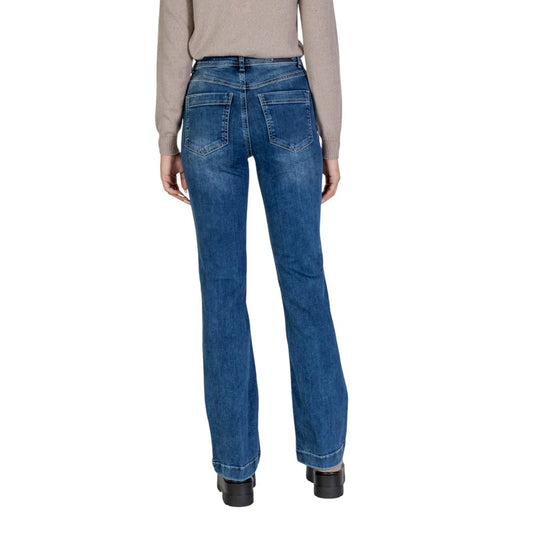 Street One Blaue Mom-Jeans aus Baumwolle