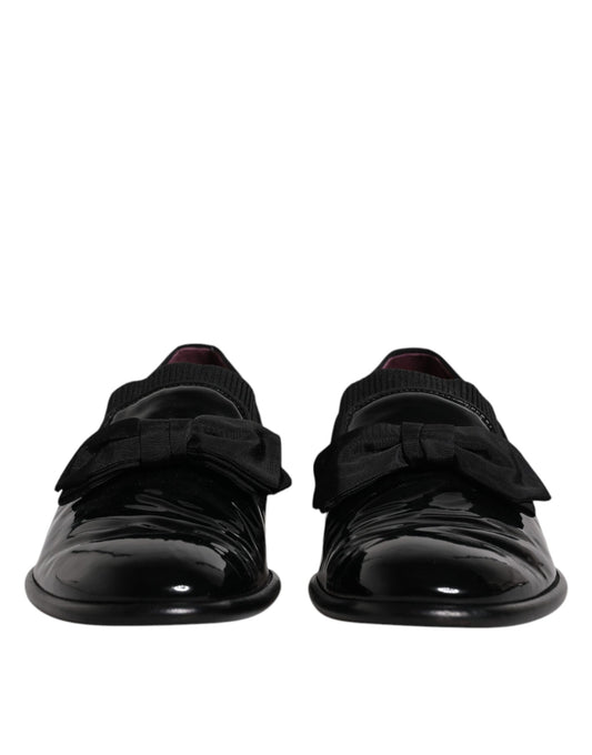 Dolce & Gabbana – Schwarze Leder-Loafer für Herren, formelle Abendschuhe