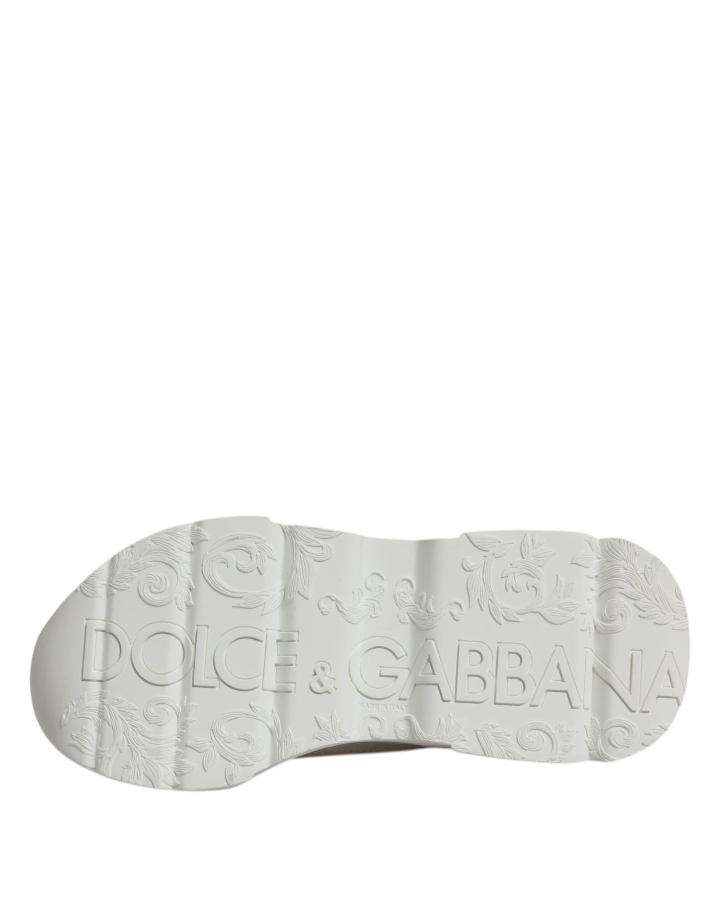 Dolce & Gabbana Daymaster Low Top Sneakers aus weißem Leder