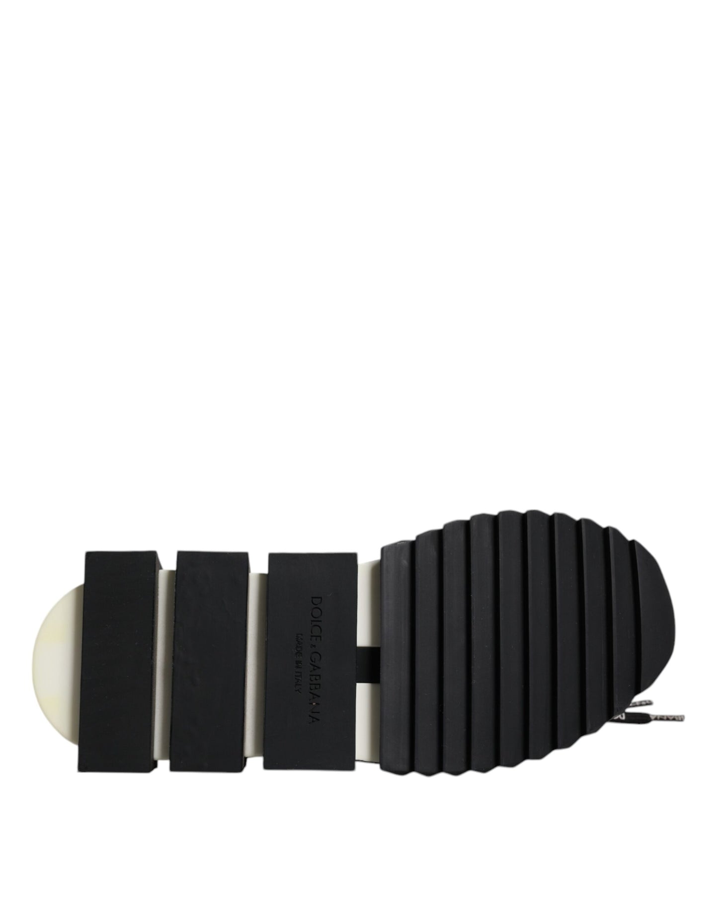 Dolce & Gabbana Schwarz Weiß Logo Sorrento Herren Sneakers Schuhe