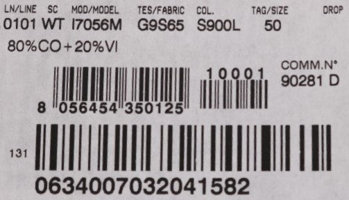 Dolce & Gabbana Graue STAFF-Weste aus gestreifter Baumwolle