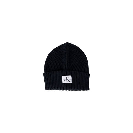 Calvin Klein Jeans Schwarze Wollmütze (Baseballkappe)