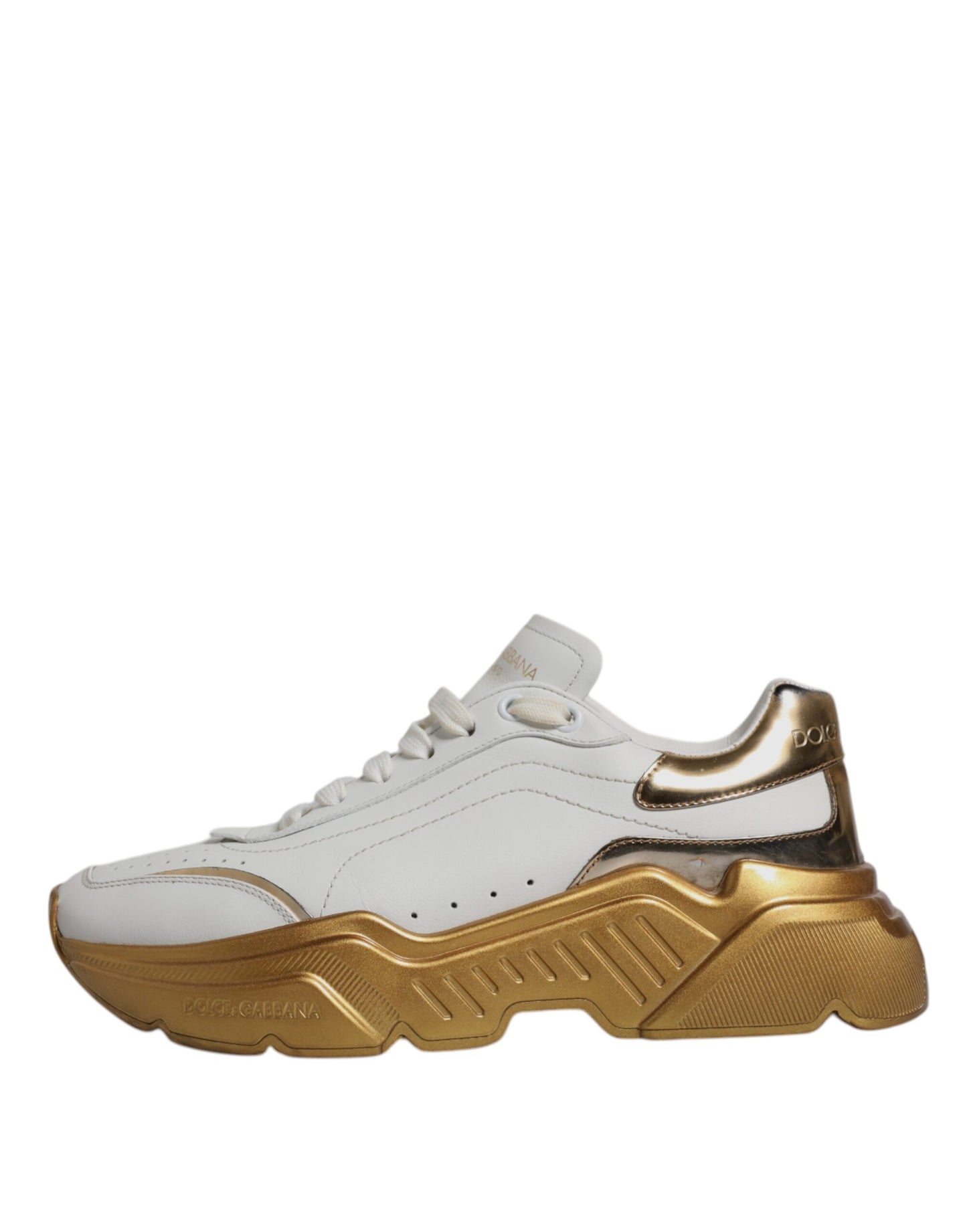 Dolce & Gabbana Daymaster Low Top Sneakers in Weißgold