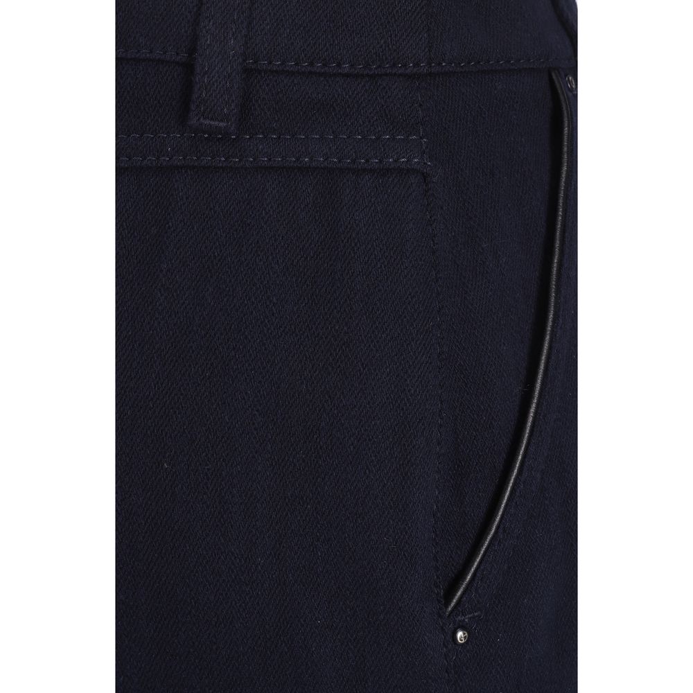 Blauer Baumwollrock von Giorgio Armani