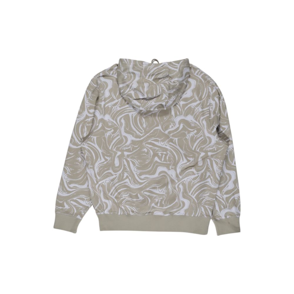 Hugo Boss Kapuzenpullover aus beiger Baumwolle