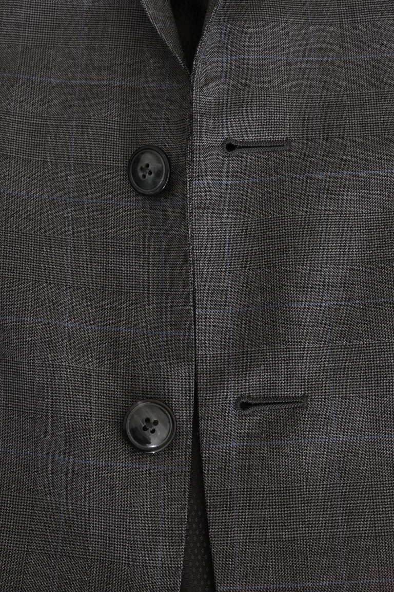 Dolce & Gabbana Grauer MARTINI Slim Blazer aus Wolle
