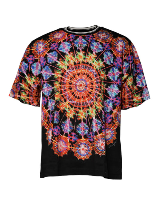 Dolce & Gabbana Multicolor Kaleidoscope Herren Kurzarm-T-Shirt