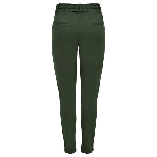 Only Green Viscose Casual Pants