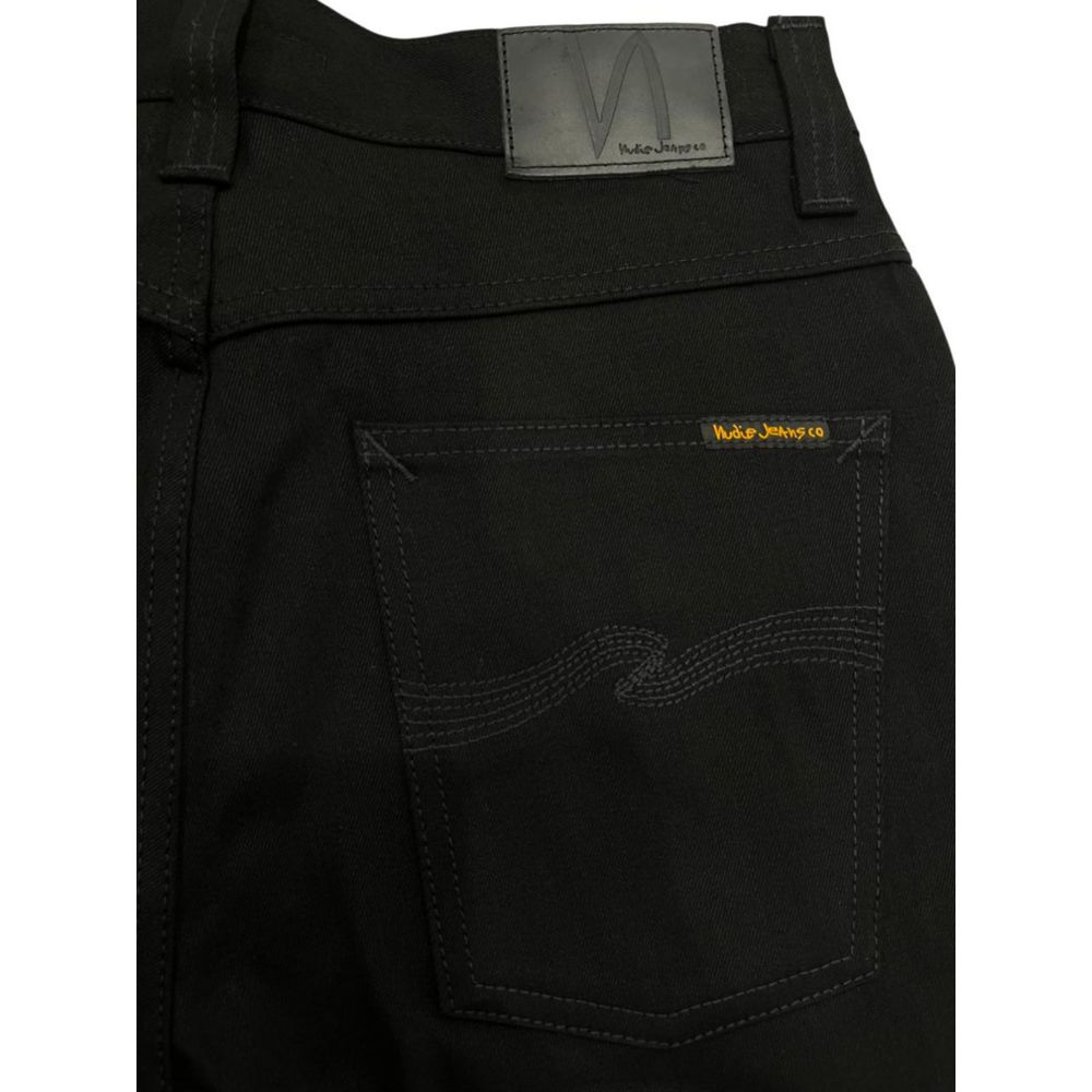 Nudie Jeans Schwarze Baumwolljeans für Herren