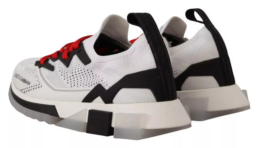 Dolce & Gabbana Weiß SORRENTO Sport Stretch Herren Schuhe Sneakers