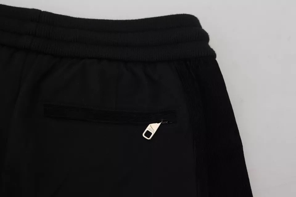 Dolce & Gabbana – Schwarze Jogginghose aus Baumwollmischung