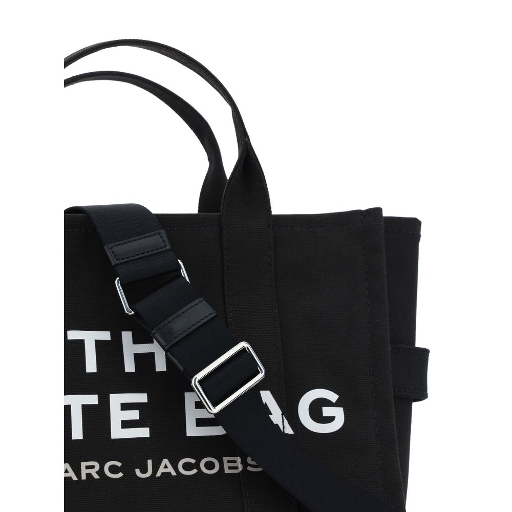 Schwarze Baumwollhandtasche von Marc Jacobs