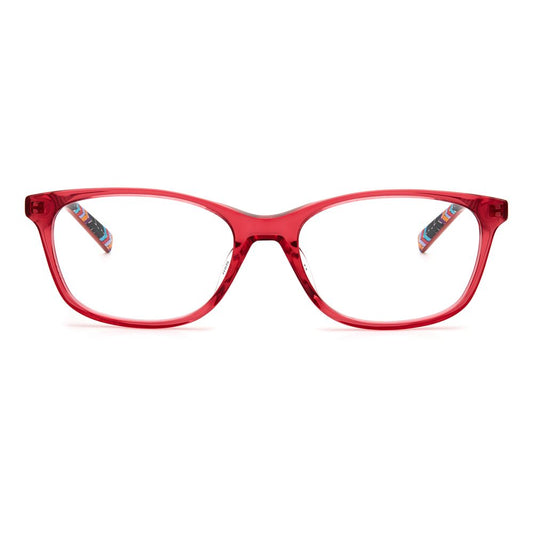 M Missoni Rote Acetat-Brille (Gestell)