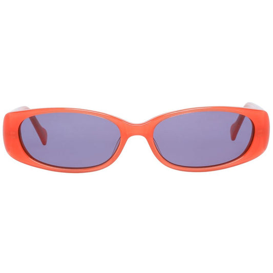 More & More Sonnenbrille aus orangefarbenem Kunststoff