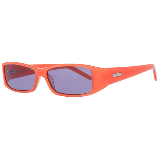 More & More Sonnenbrille aus orangefarbenem Kunststoff