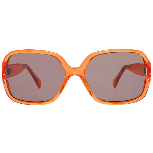 More & More Sonnenbrille aus orangefarbenem Kunststoff