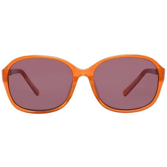More & More Sonnenbrille aus orangefarbenem Kunststoff