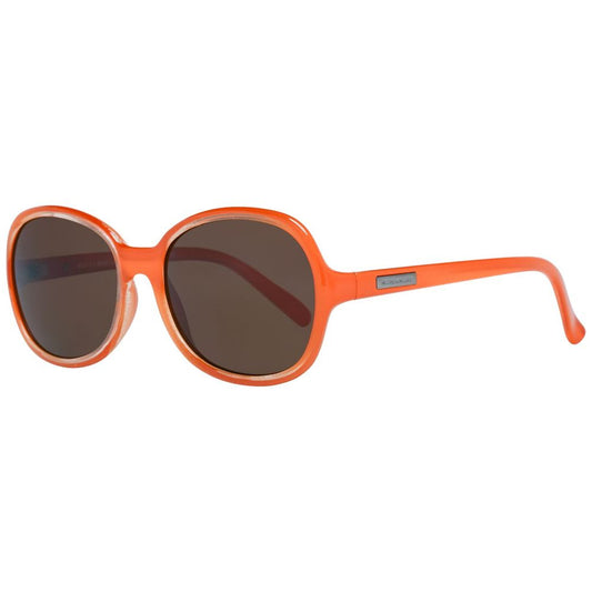 More & More Sonnenbrille aus orangefarbenem Kunststoff