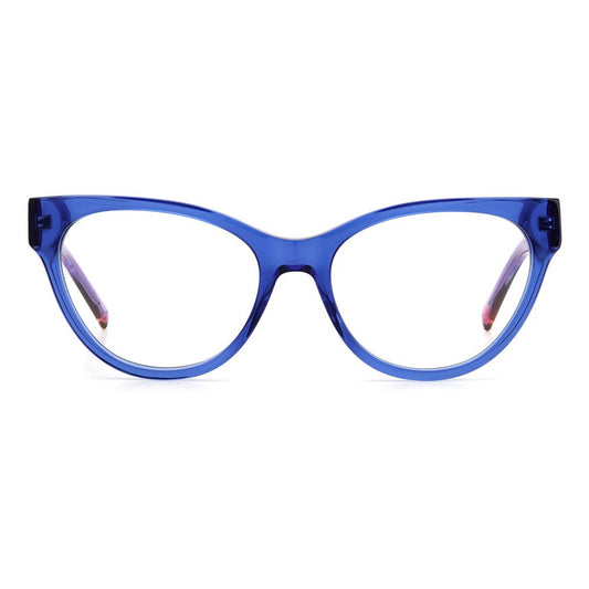 M Missoni Blaue Acetatrahmen