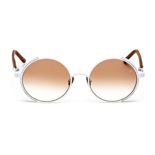 Belstaff Sonnenbrille aus weißem Titan