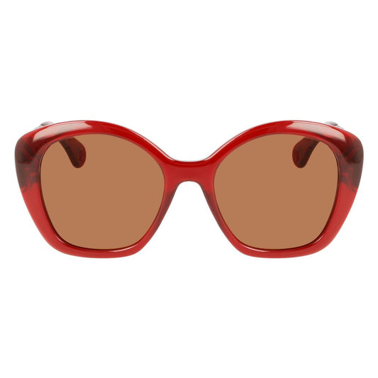Lanvin – Rote Sonnenbrille mit Bio-Injektion
