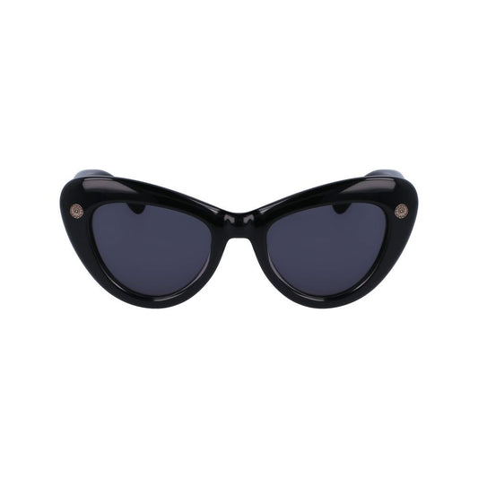 Lanvin Graue Sonnenbrille mit Bio-Injektion