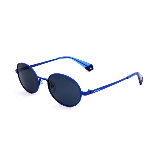 Polaroid Sonnenbrille aus blauem Metall