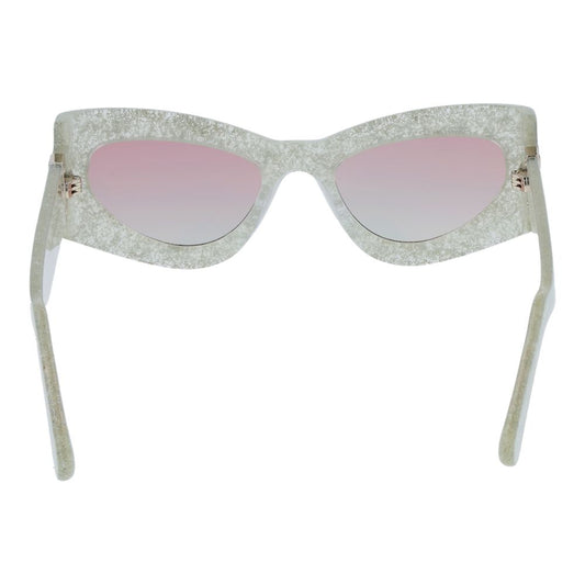 GCDS – Silberne Unisex-Sonnenbrille