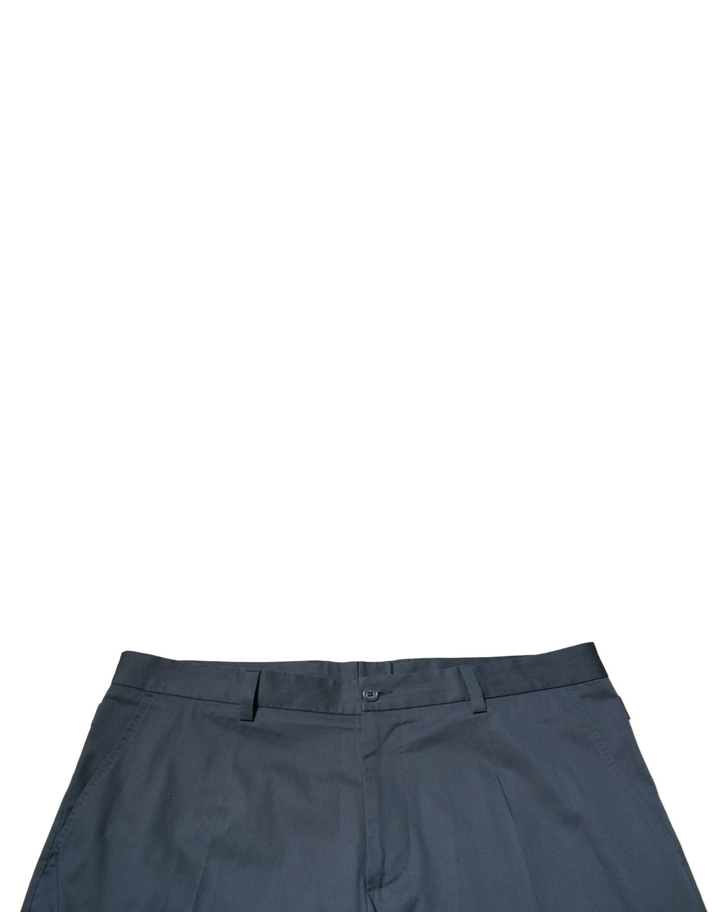 Dolce & Gabbana Blaue Herren-Enge Anzughose aus Baumwolle