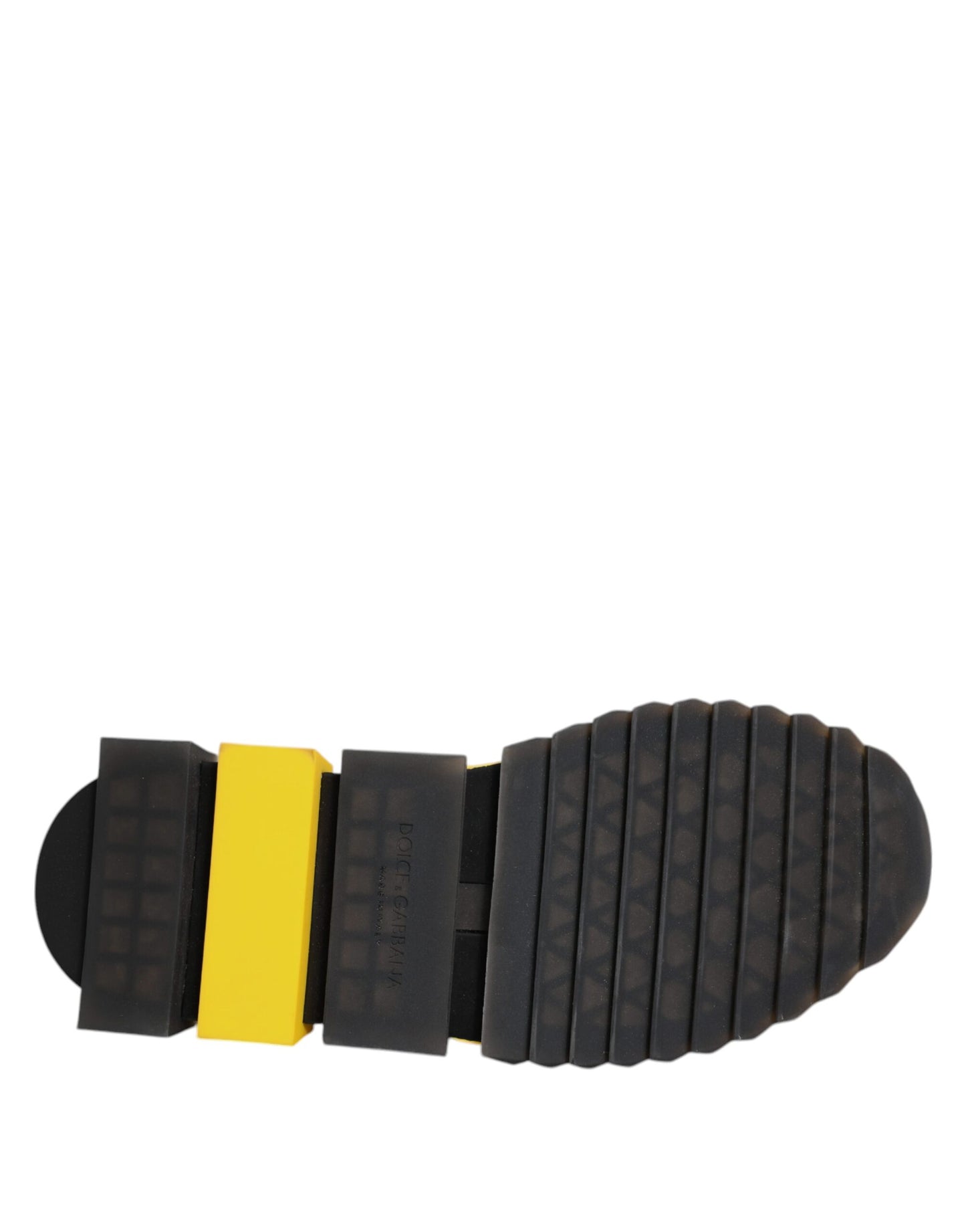 Dolce & Gabbana Gelbe SORRENTO Sport Stretch Sneakers Schuhe