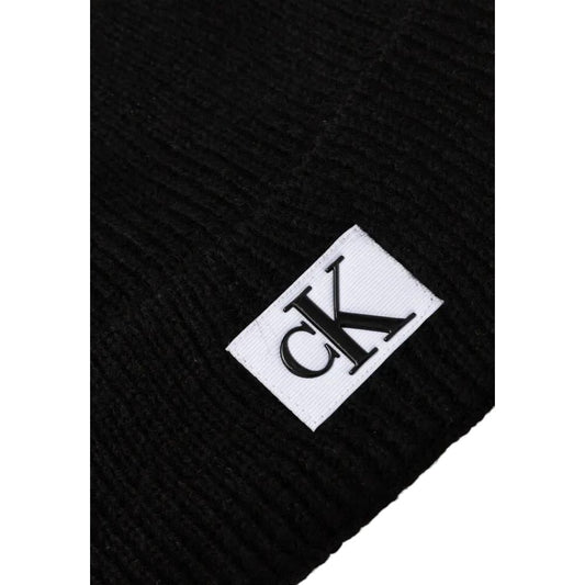 Calvin Klein Jeans Schwarze Marabou Caps Baseballmütze