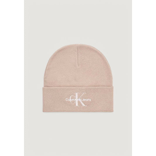 Calvin Klein Jeans – Baseballmütze aus Baumwolle in Beige