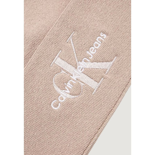 Calvin Klein Jeans – Baseballmütze aus Baumwolle in Beige