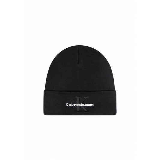 Calvin Klein Jeans – Schwarze Baseballkappe aus Bio-Baumwolle