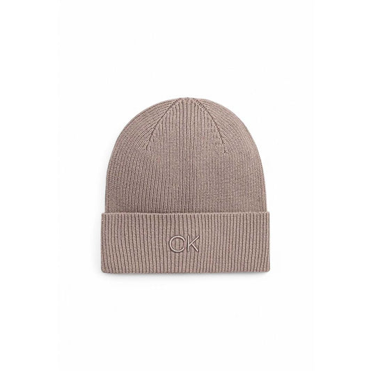 Calvin Klein – Baseballmütze aus Bio-Baumwolle in Beige