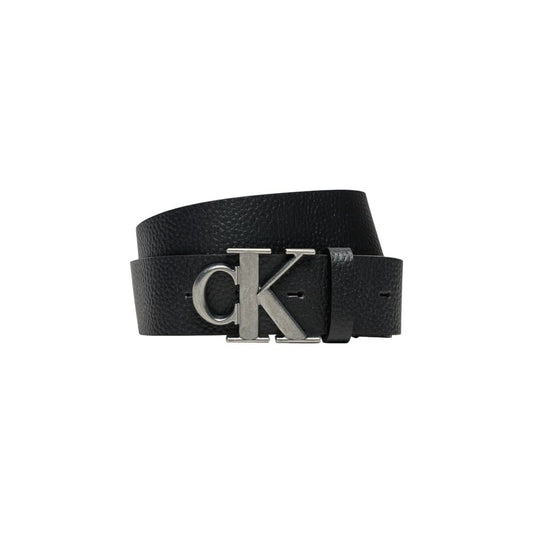 Calvin Klein Jeans – Schwarzer Ledergürtel