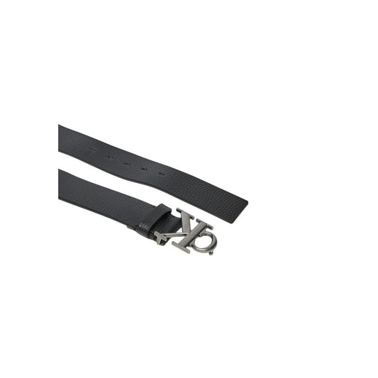 Calvin Klein Jeans – Schwarzer Ledergürtel