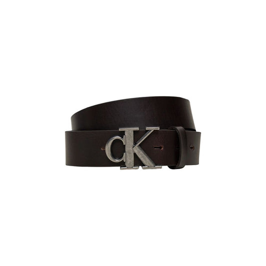 Calvin Klein Jeans – Brauner Ledergürtel
