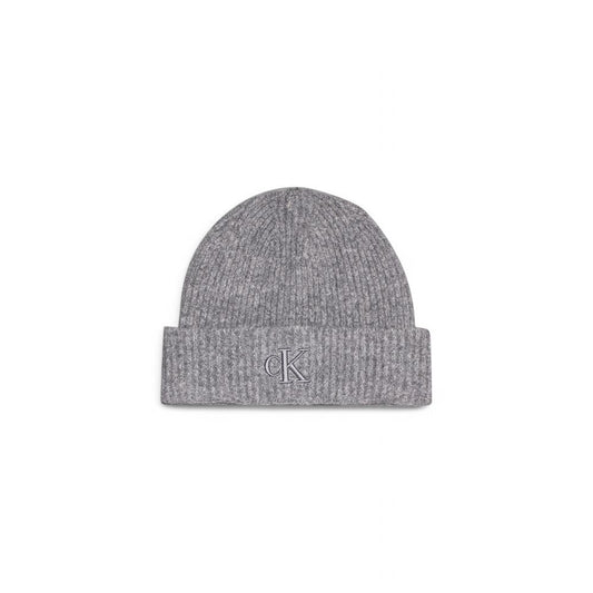 Calvin Klein Grey Marabou Caps Baseballmütze