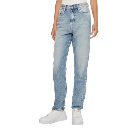 Calvin Klein Jeans Hellblaue Slim Fit-Jeans aus Baumwolle
