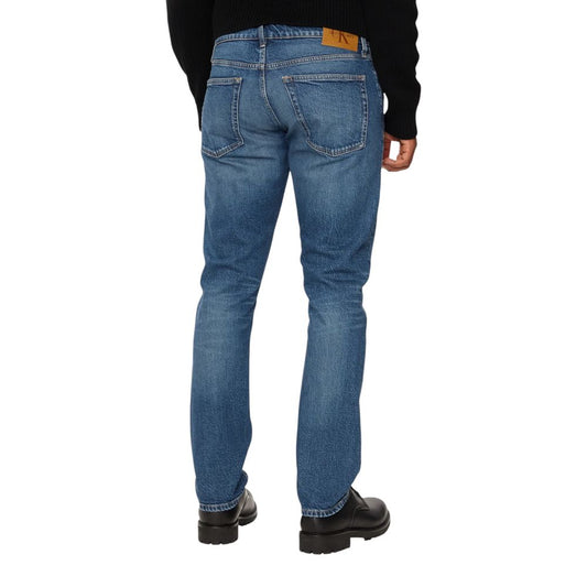 Calvin Klein Jeans – Blaue Skinny-Jeans aus Baumwolle