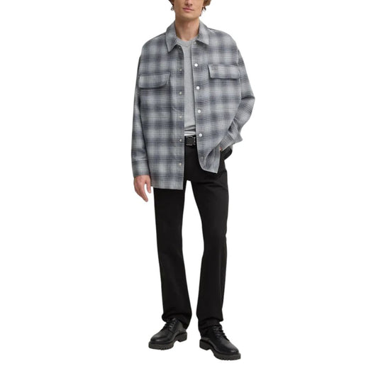 Calvin Klein Jeans – Locker geschnittene Jeans aus schwarzer Baumwolle